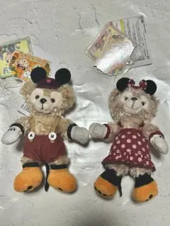 ダッフィー シェリーメイ ぬいぐるみバッジ