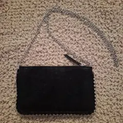 ZARA ザラ スタッズ付き 黒斜め掛け ショルダー