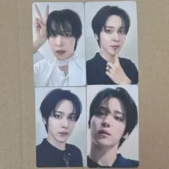 ATEEZ ユノ トレカ ashes to light japan セット 4枚