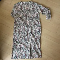 chocol raffine robe 花柄 シャツワンピース