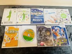 Wii　ソフト　まとめ売り ※ピクミン表紙無し やや傷汚れあり