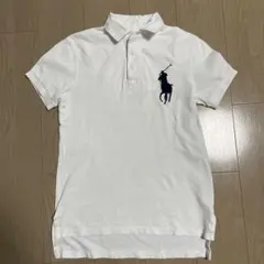 POLO RALPH LAUREN ポロシャツ 半袖 ホワイト ビッグポニー　S