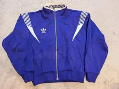 ヴィンテージ　adidasトラックジャケット紫色M
