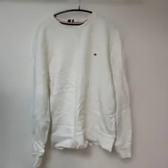 トミーヒルフィガー ホワイト スウェット