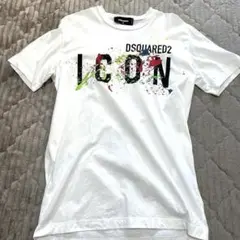美品　ディースクエアード　スプラッター　ペイント　icon マルチカラー　XS