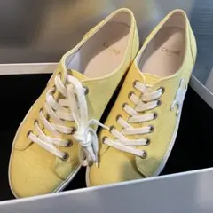 新品 ♡ CELINE セリーヌ 厚底 スニーカー イエローのサムネイル