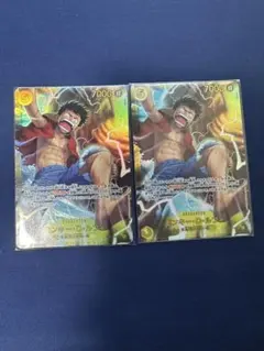 ワンピースカード 神の島の冒険 モンキー・D・ルフィ SEC シークレット　2枚