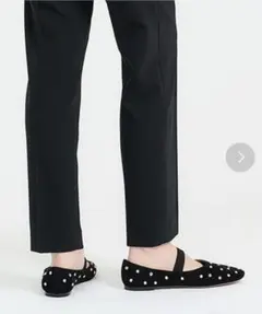 未使用　ピッピシック　フラットシューズ　ホワイト　23.5㎝ 未使用 ピッピシック フラットシューズ ホワイト 23.5㎝ 未使用