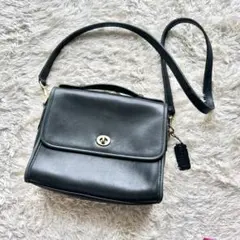 オールドコーチ ショルダーバッグ 2way ターンロック グリーン　USA製