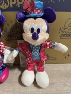 ミッキー　ぬいぐるみバッジ　ディズニー　パルパルーザ　ミニーのファンダーランド