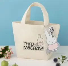 GLOW 10月号 付録 ミッフィー／サードマガジン チャーム付きトートBAG