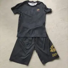 Lotto サッカーウェア ダークグレー JASPO 130
