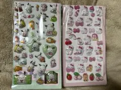 3Dシール⭐︎2枚セット⭐︎立体シール⭐︎サンリオ⭐︎ぷくぷく