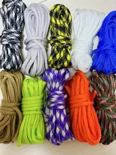 パラコードA 4mm 3m パラシュートコード キャンプ アウトドア 紐