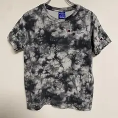 Champion タイダイ 半袖Tシャツ Lサイズ グレー/ブラック L