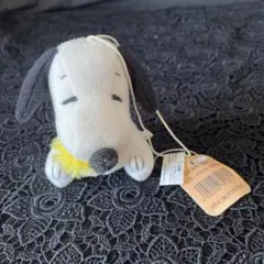 レトロ　スヌーピー　マスコット　ウッドストック　ぬいぐるみ　タグ付き