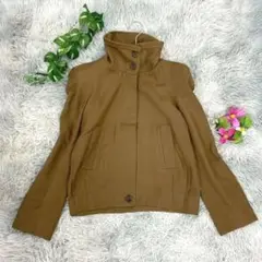 【SONIA RYKIEL】 ブラウン ジャケット (38) キャメル ウール