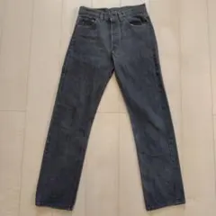 levisリーバイス 501-0658先染めブラック W28 アメリカ製