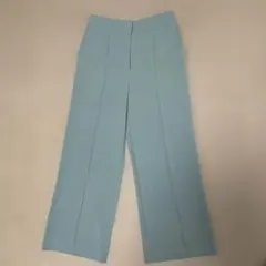 Demi-Luxe BEAMS ライトブルー ワイドパンツ