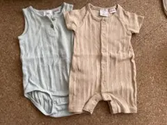 ZARAベビー　ロンパース、カバーオールの2点セット