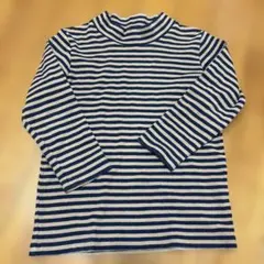 無印　ハイネック長袖カットソー 100