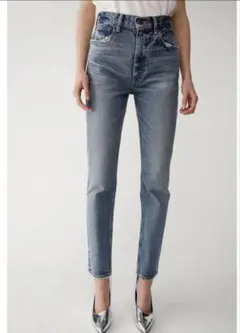 moussyスキニーデニム MVS SKINNY 24 ライトブルー