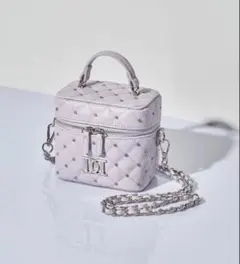 レア商品✨最安値♡Darich キルティングスクエアミニバッグ パープルのサムネイル