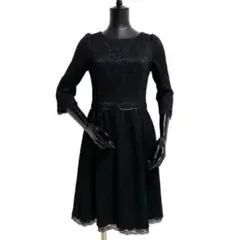 ꧁༺ ドゥーズィエムクラス エンブロイダリーレース ドレスワンピース