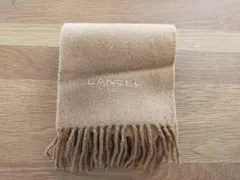 LANCEL ベージュ フリンジ付きマフラーのサムネイル