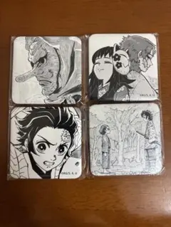 鬼滅の刃 竈門炭治郎 鱗滝 お楽しみくじ 缶バッジ4個セット