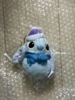 ディズニーストア スティッチ ゆきだるま ぬいぐるみキーチェーン　マスコット