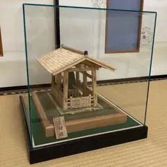 【完成美品】国宝 円覚寺 鐘楼 イマイ 1/30 木製建築模型 ケース付きのサムネイル