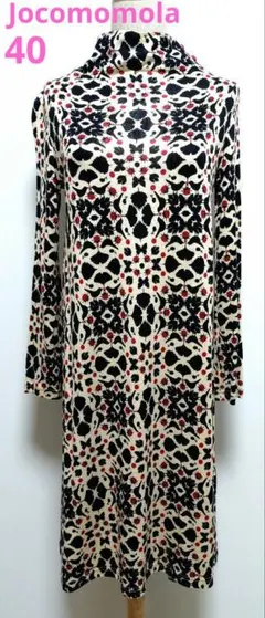 Jocomomola ホコモモラ　てんとう虫プリントワンピース　サイズ40