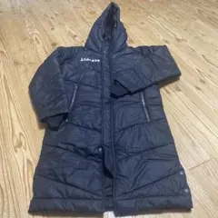 ATHLETA フード付き ブラック ベンチコート