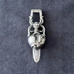 クロムハーツ　ダガーハート　ペンダントトップ