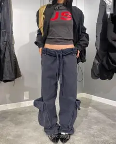 OPEN YY　WASHED ROLLED CARGO PANTS