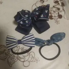 バレッタ&ヘアーゴムセット