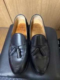 未使用級極美品☆REGAL×GEOXリーガルウィングタッセルローファー☆25cm