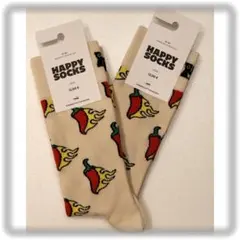 ⑰新品【ハッピーソックス】ソックス 2足セット ￥3,960 靴下