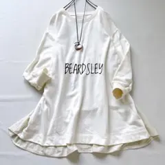 【美品】BEARDSLEY ビアズリー スモッキングチュニック F ホワイト系のサムネイル