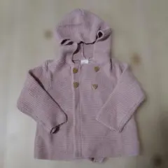 H&M フード付きカーディガン 80