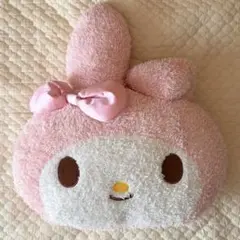 【公式】サンリオ マイメロディ BIGクッション ピンク フェイス かわいい