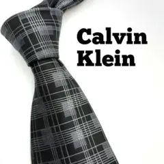 【CalvinKlein】カルバンクライン ネクタイ チェック柄 ビジネス 人気