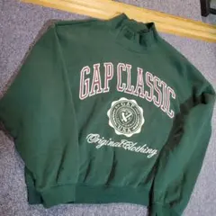GAP CLASSIC ダークグリーン トレーナー