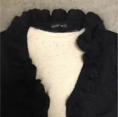 モヘアカーディガン、ノースリーブニットセット