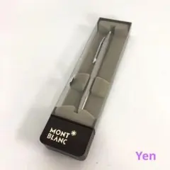 MONTBLANC モンブラン スリムボールペン ノック式 シルバー クリップ