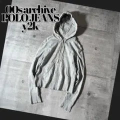 00s POLO ピチパーカー ジップアップ 短丈 平成ギャル y2k ラルフ