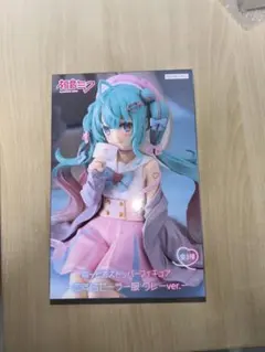 初音ミク　ぬーどるストッパーフィギュア　恋するセーラー服 グレーver.