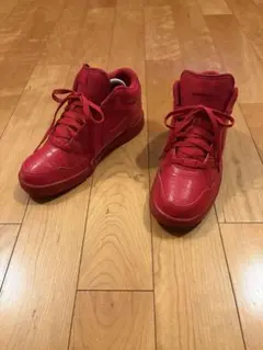 美品 人気 NIKE AIR PRIZE MIDレッド スニーカー26cm