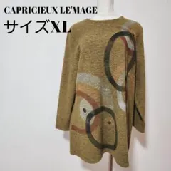 カプリシュレマージュ 上品きれいめ デザインニット 個性的 おしゃれ A0275のサムネイル